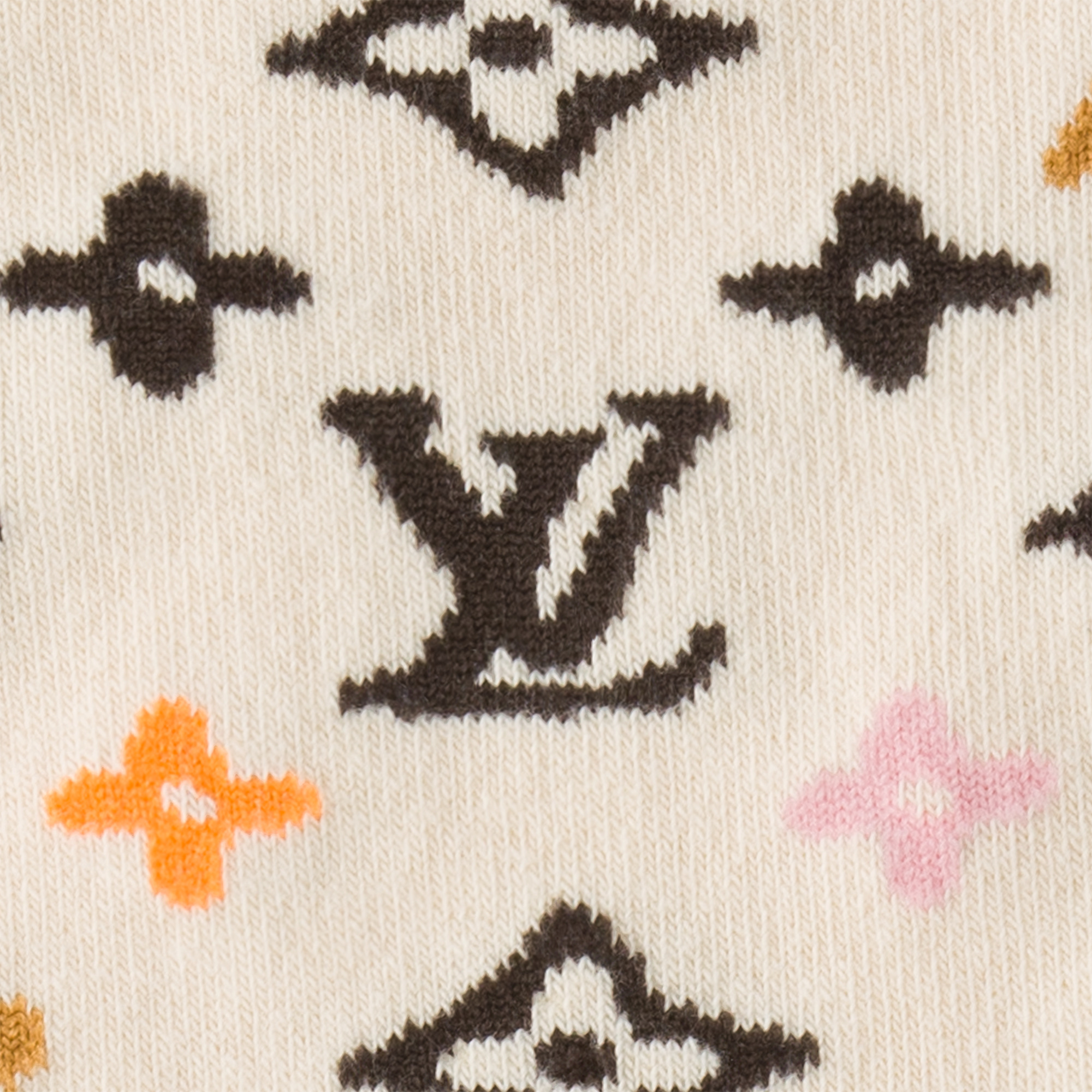 Monogram Craggy Socks - 2