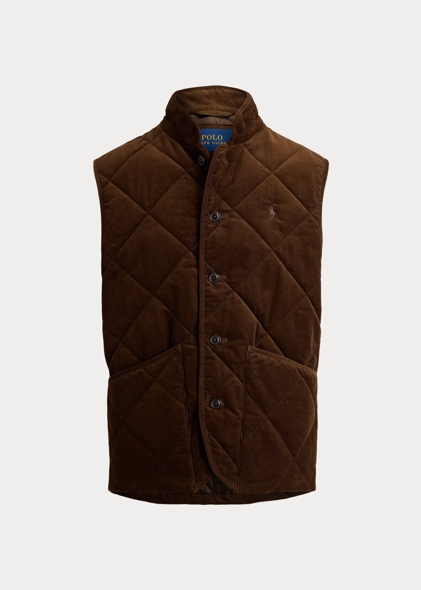 Quilted Corduroy Vest - 1
