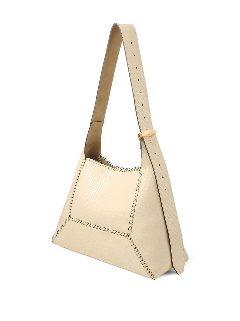 medium Diamond Hobo leather shoulder bag - 3