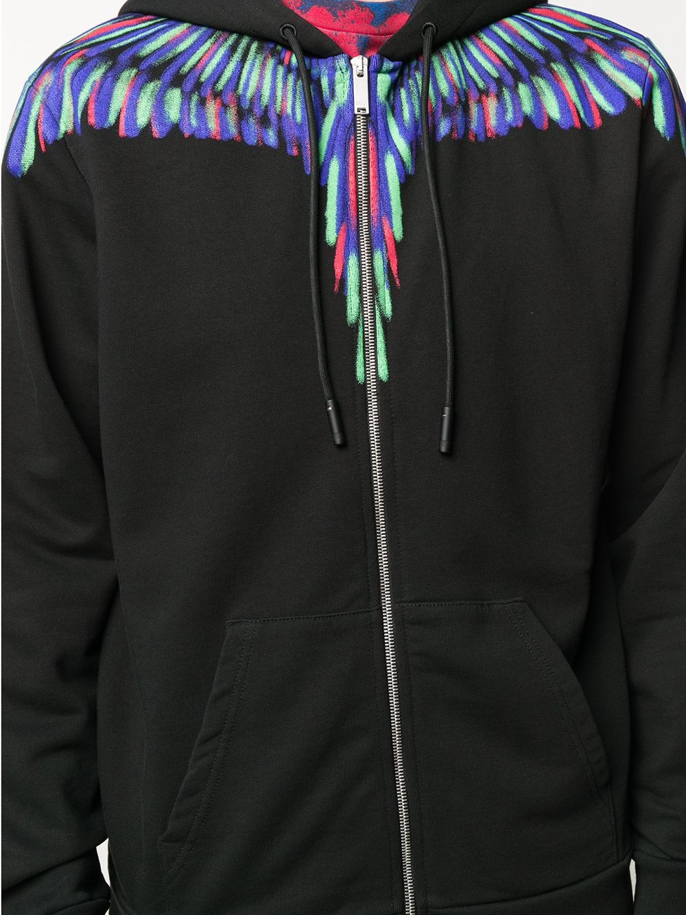 Wings zip-up hoodie - 5