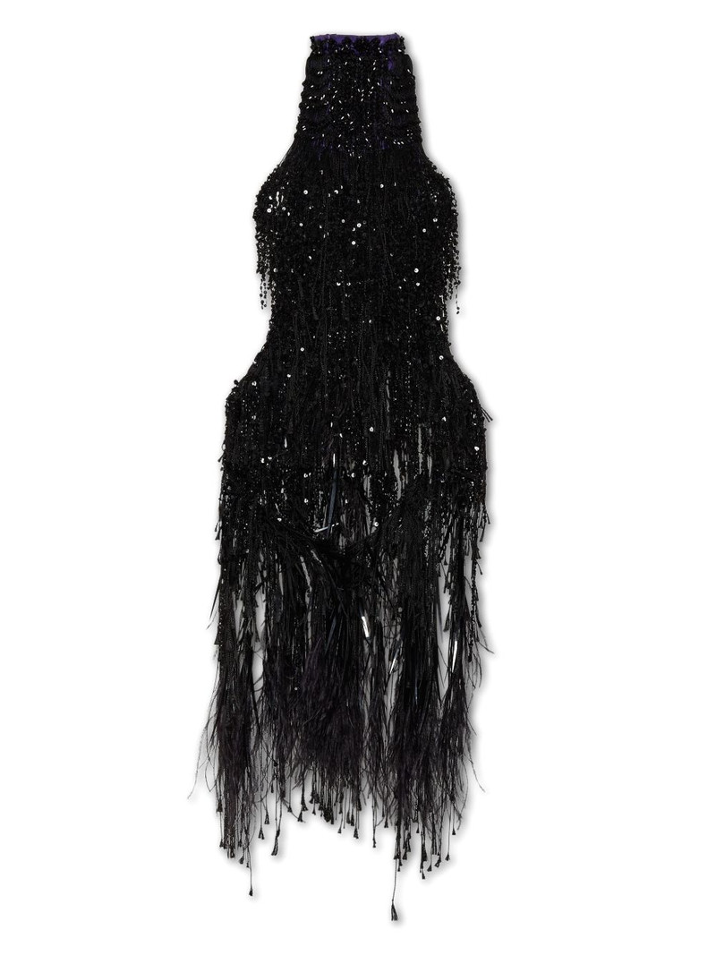 DSQUARED2 crystal-embellished top outlook