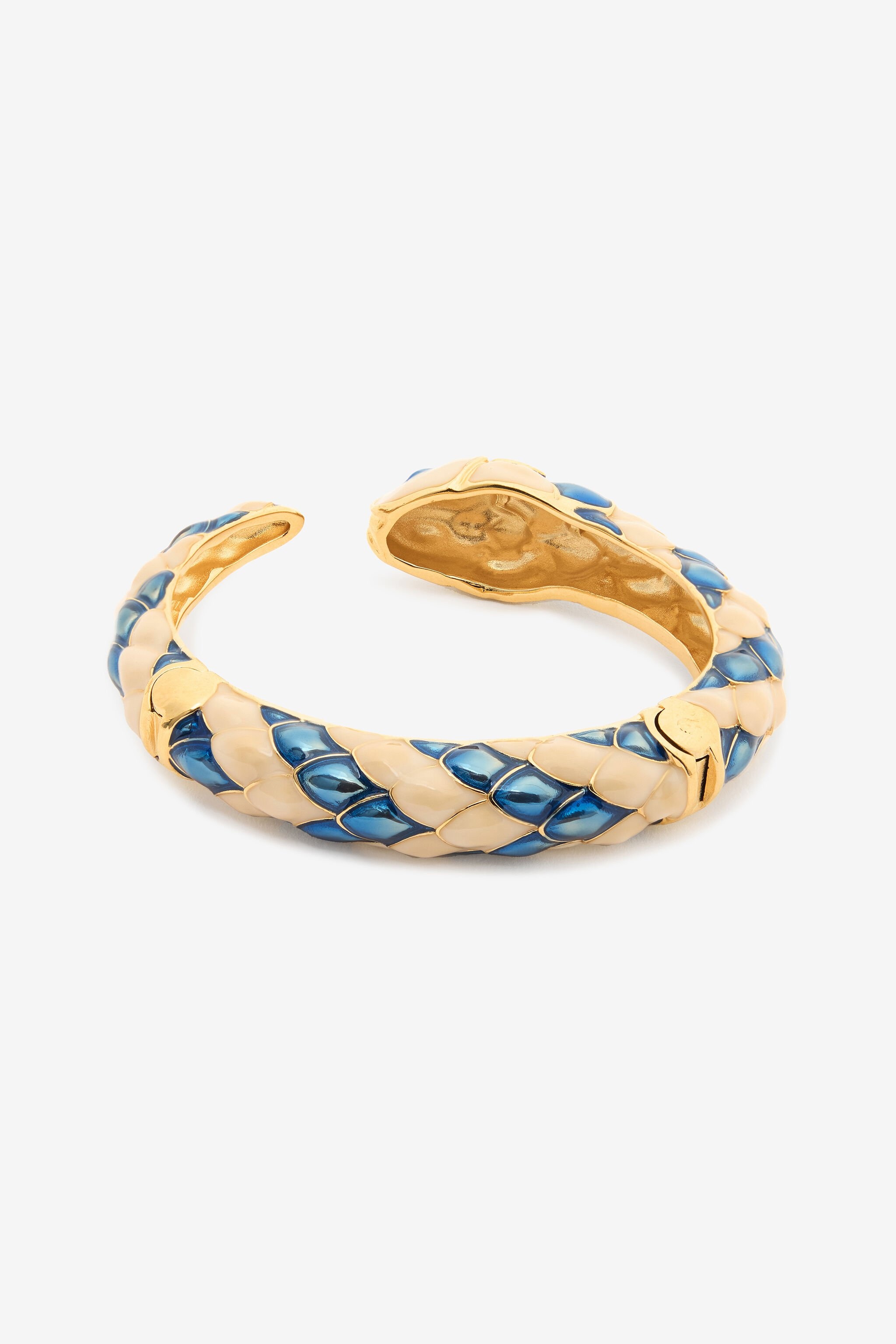 Rigid Bracelet with Snake Design - 3