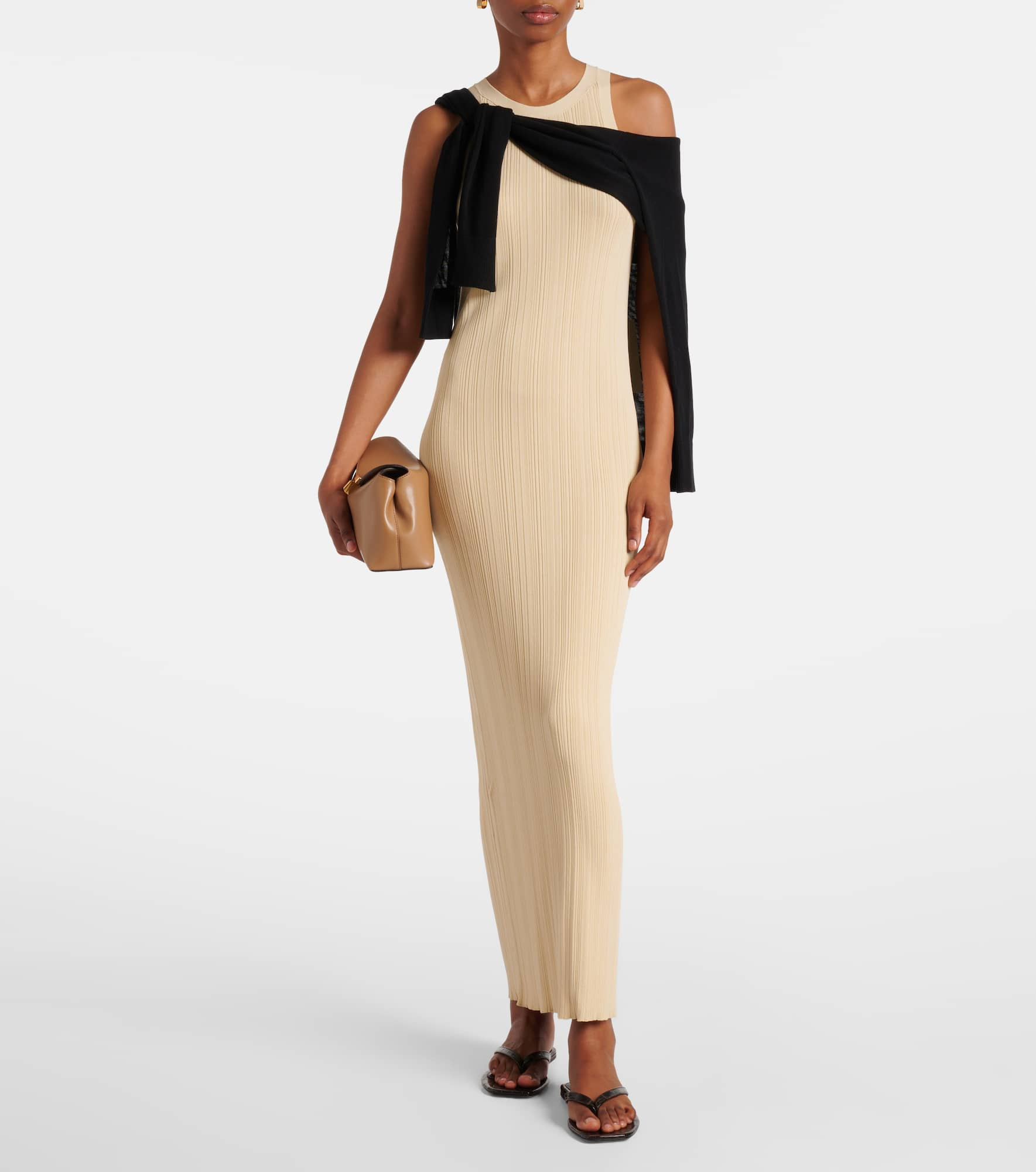 Ribbed-knit maxi dress - 2