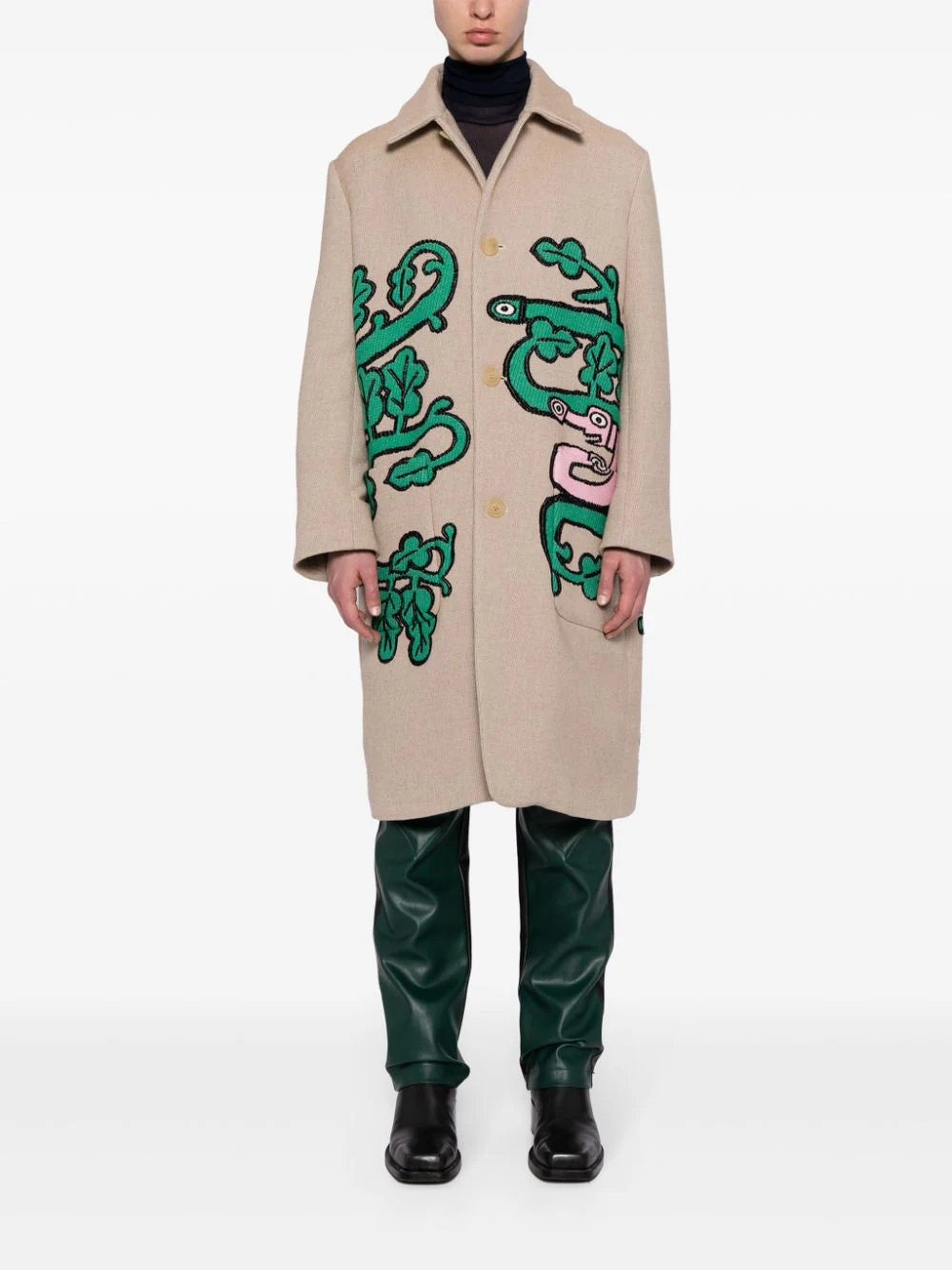 KHIVA JACQUARD COAT - 2