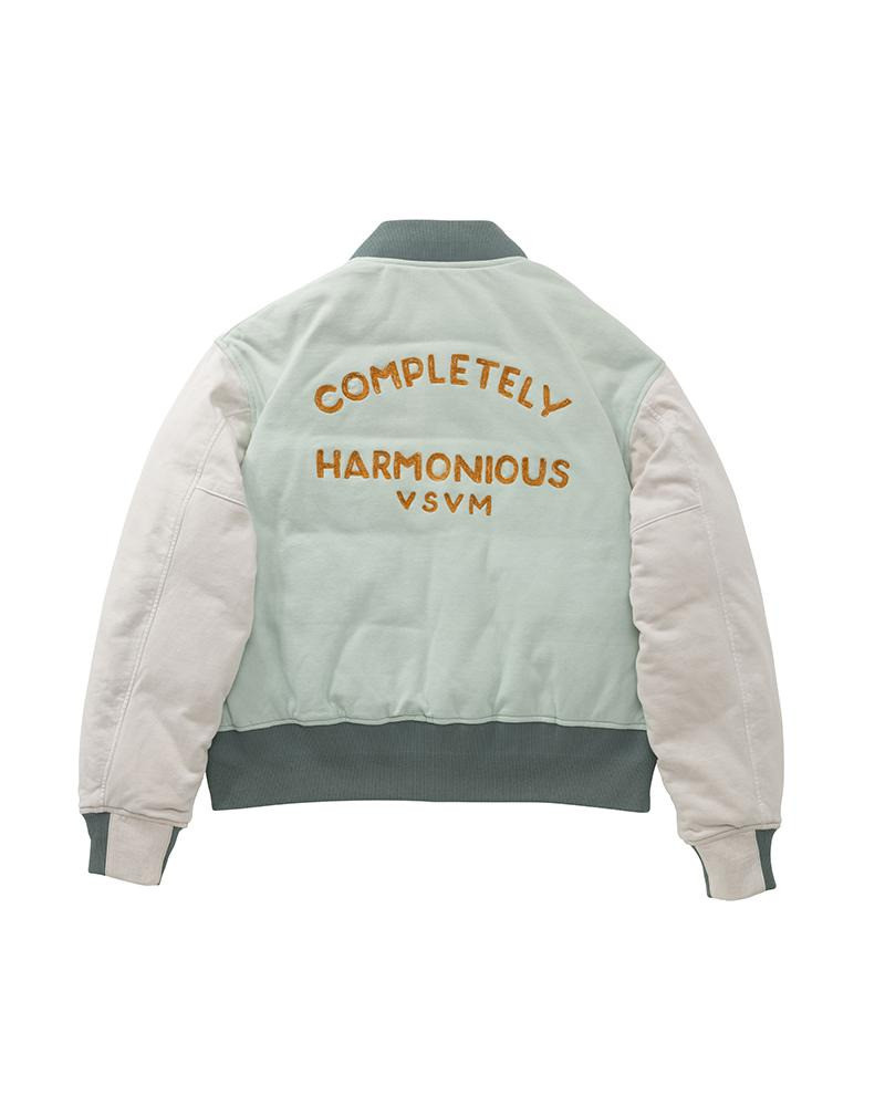 visvim VARSITY ERA DOWN JKT LT.GREEN outlook