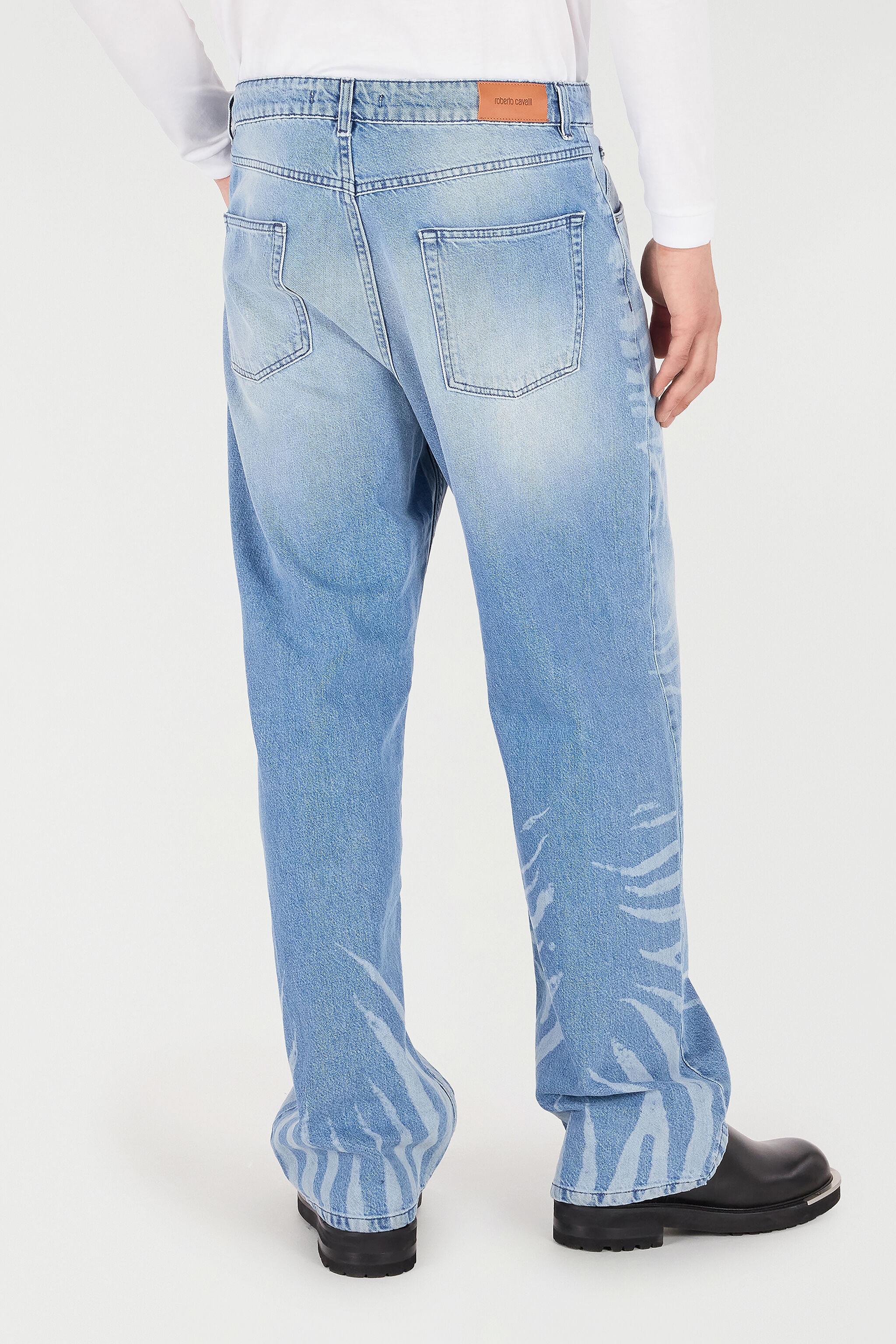 Zebra Design Jeans - 4