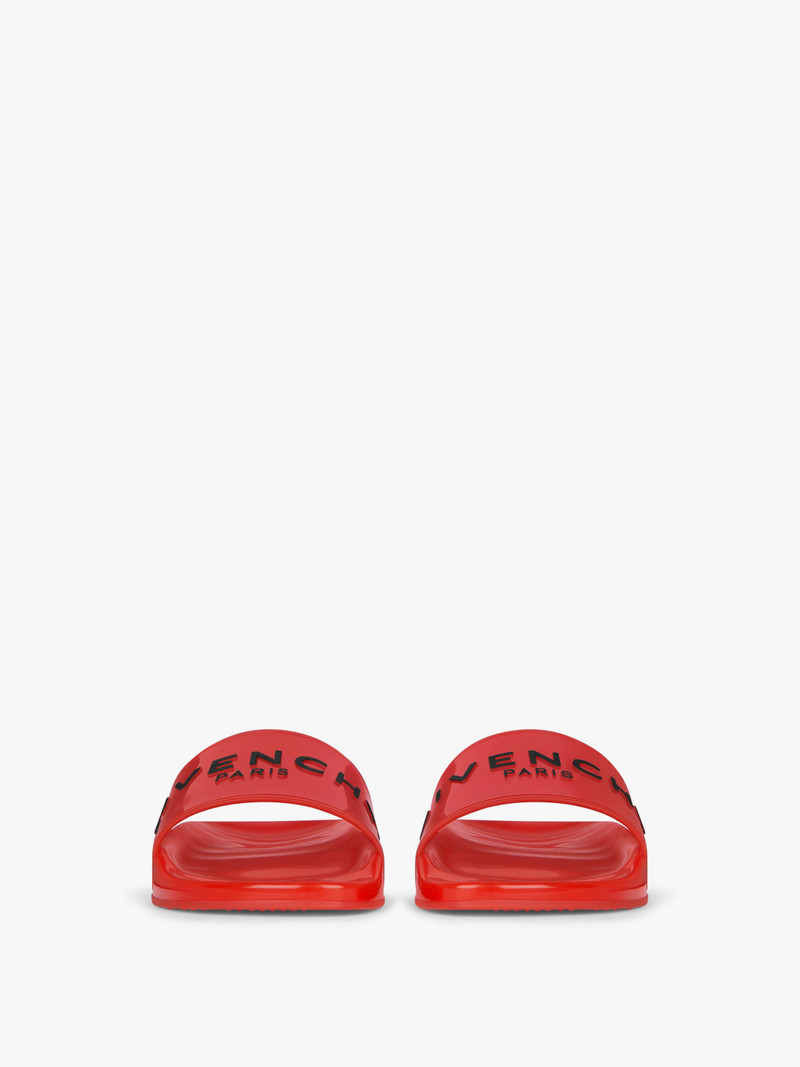Givenchy GIVENCHY PARIS FLAT SANDALS IN TRANSPARENT RUBBER outlook