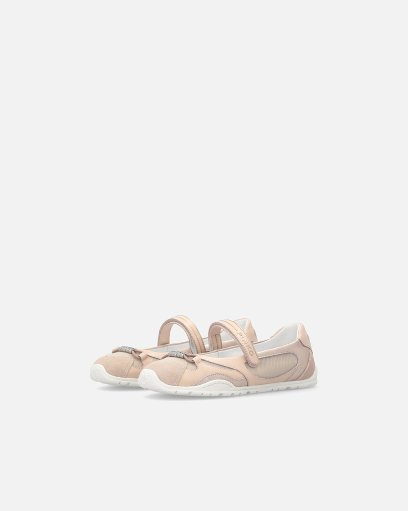 SPORTY BALLET FLATS WITH INSERTS AND PINKO LETTERING 6