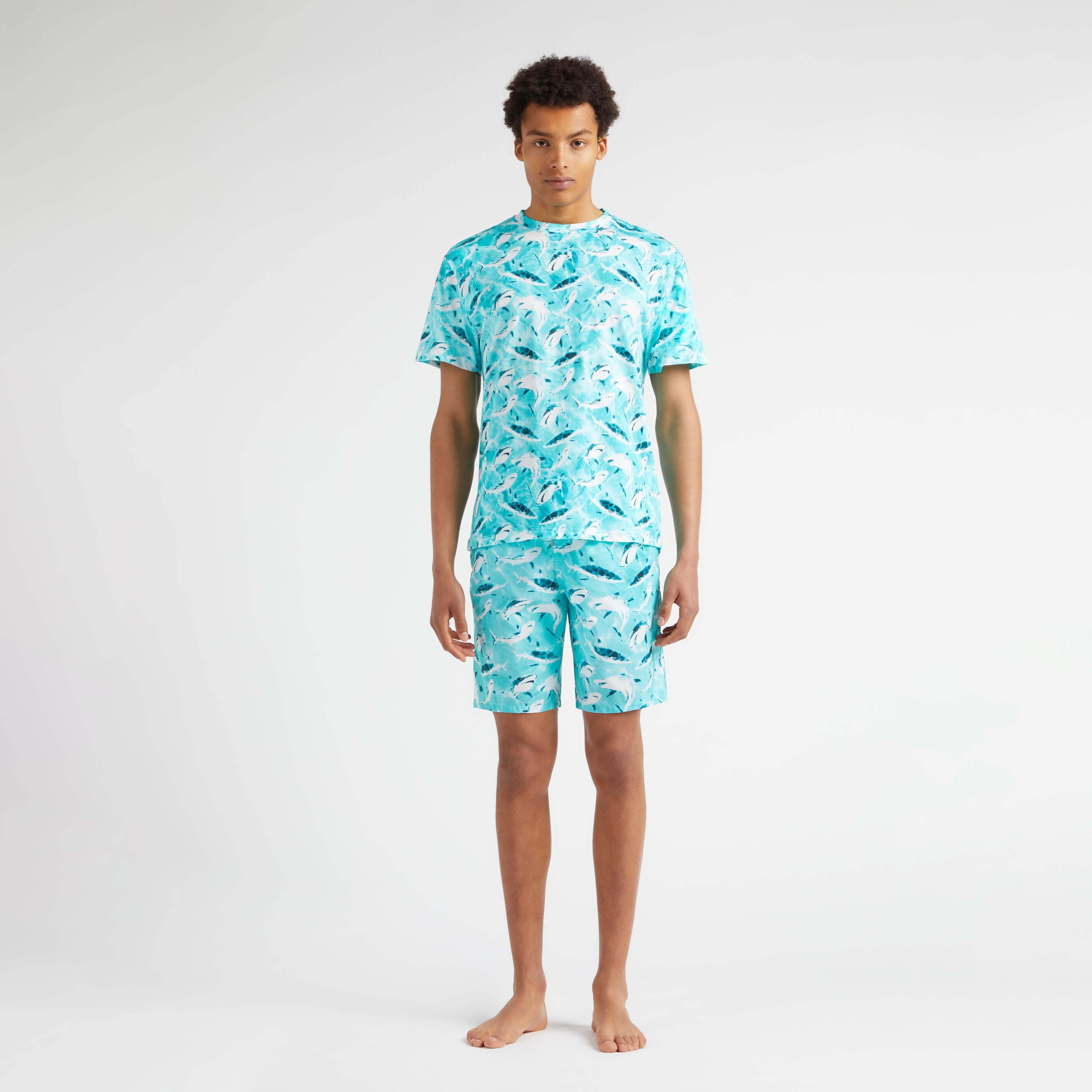 Men Oversize Organic Cotton T-shirt Requins - 3