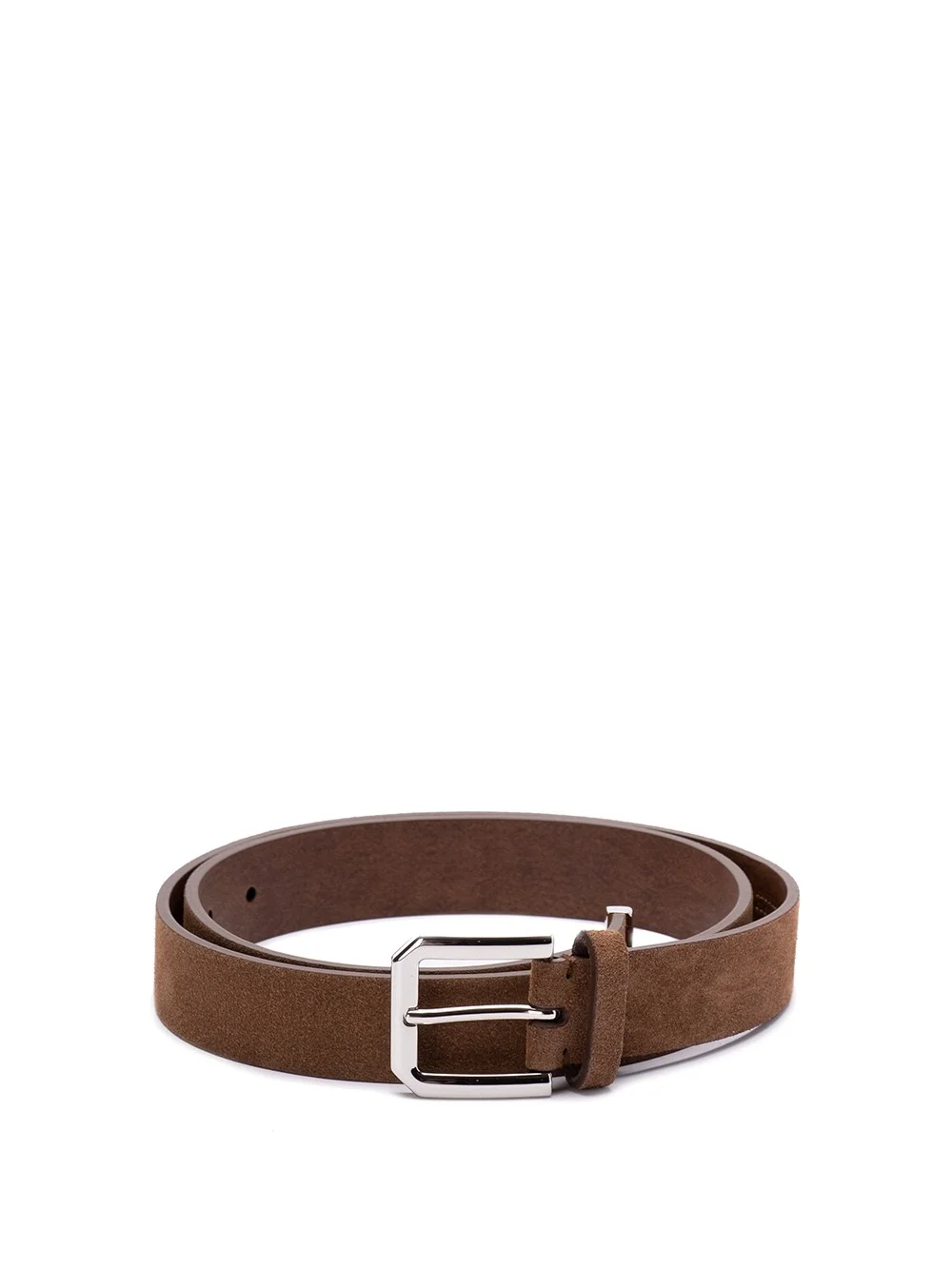 Belt With Square Buckle And Tip - 1