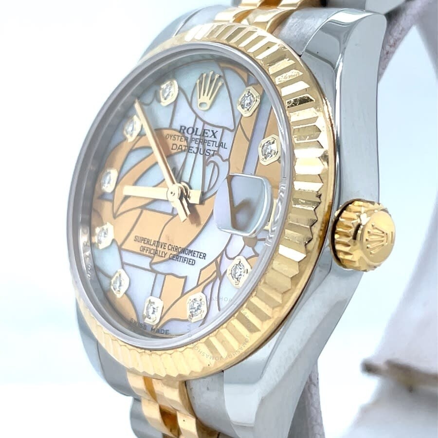 Pre-owned Rolex Lady Datejust Automatic Diamond Ladies Watch 178273 MDJ - 4