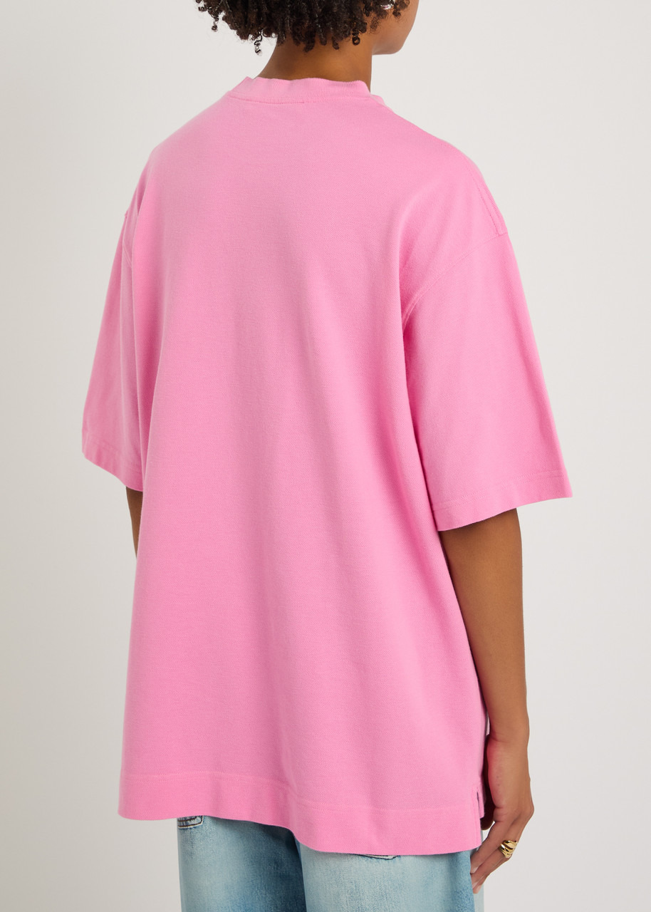 Acne Studios Logo-embroidered Piqué Cotton T-shirt - 3