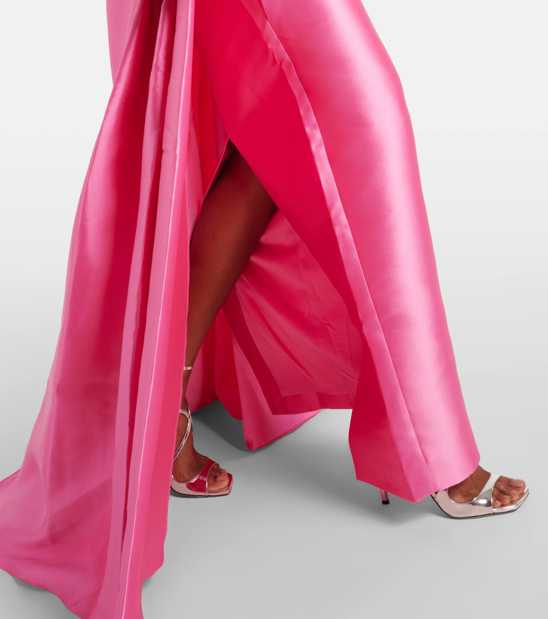 Strapless satin twill gown - 5