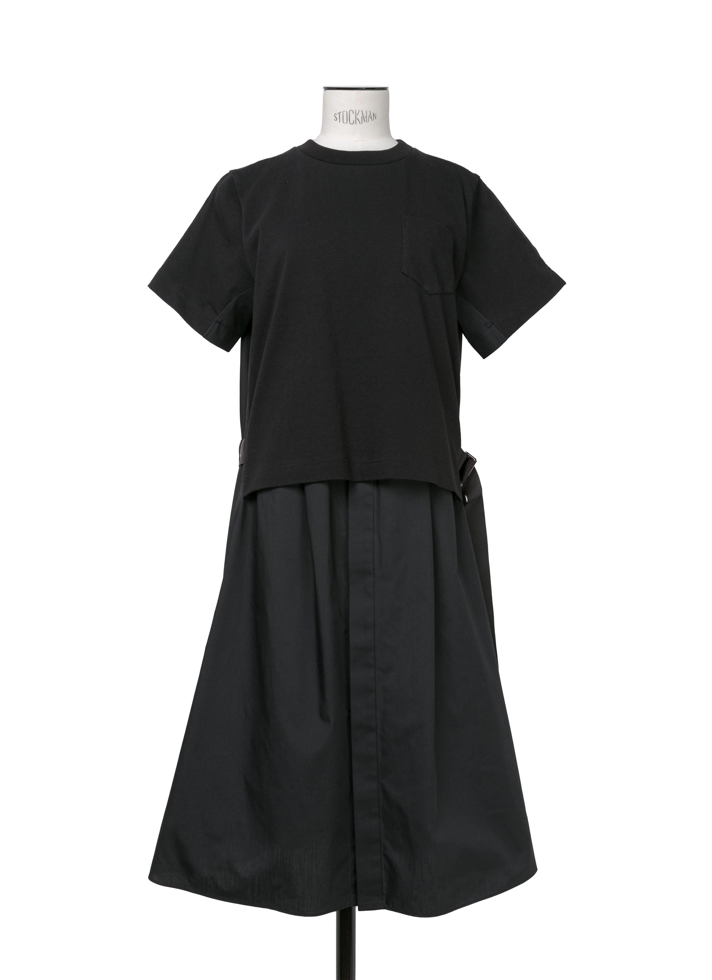 Cotton Poplin x Cotton Jersey Dress - 2