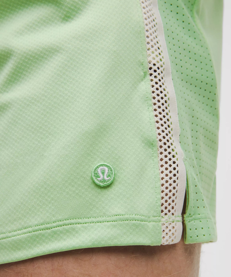 Mesh-Panelled Tennis Short 5" 6