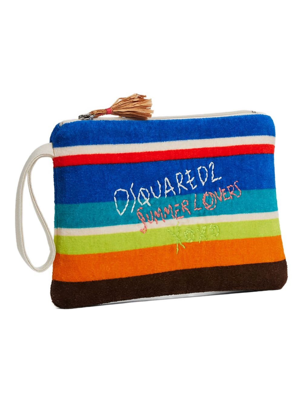 Summer Lovers striped clutch bag - 3