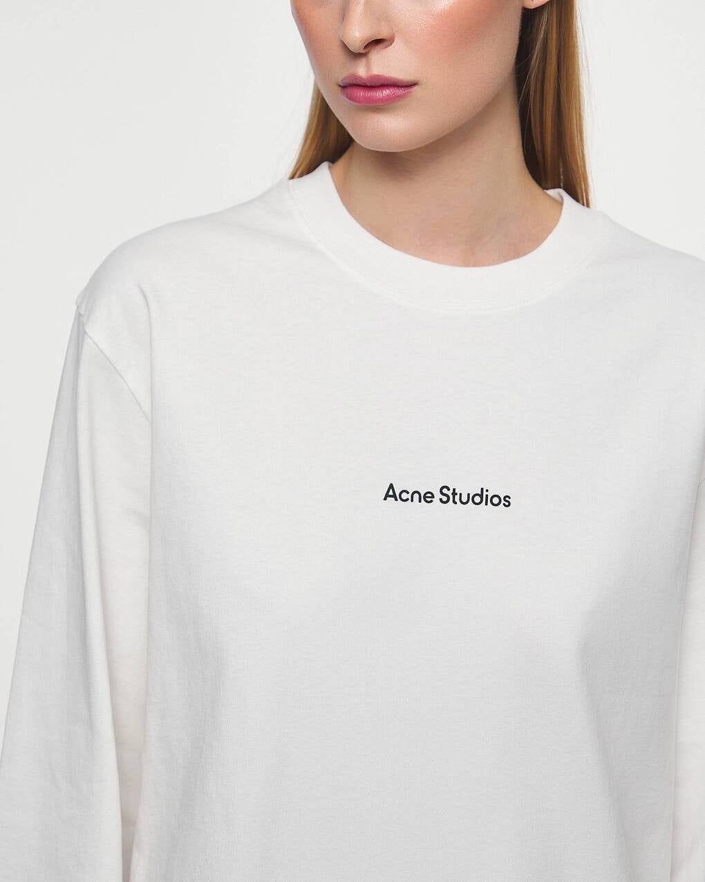 T-shirt Long Sleeve Logo White - 5