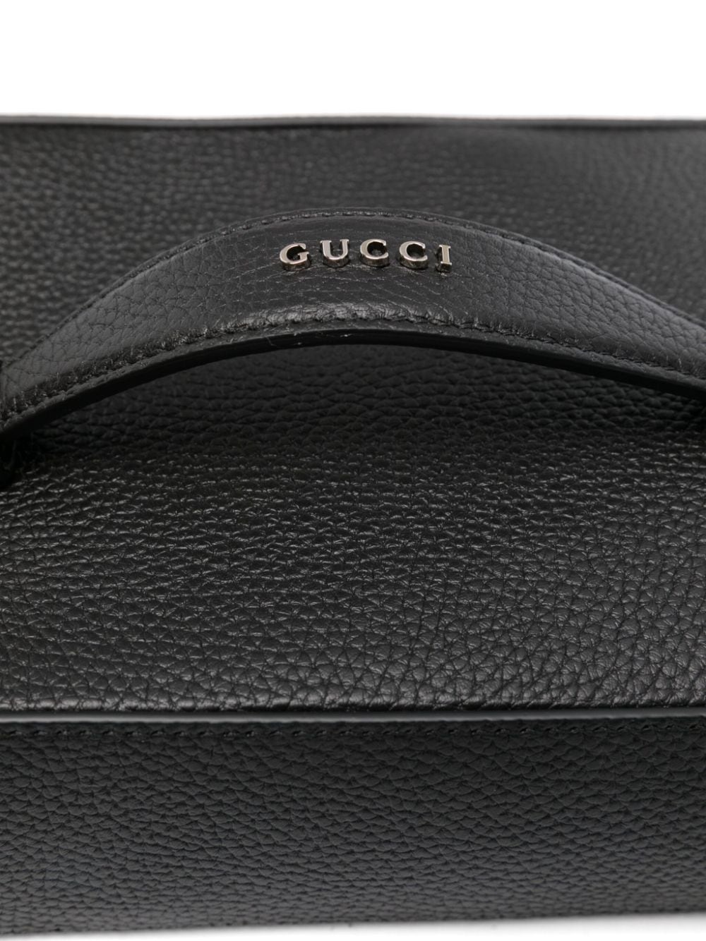 logo-lettering messenger bag - 4