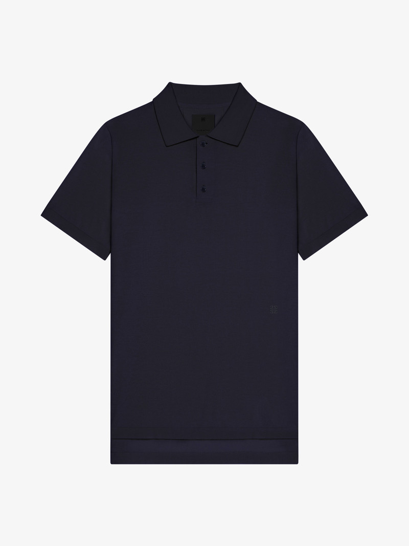 POLO IN COTTON AND SILK 1