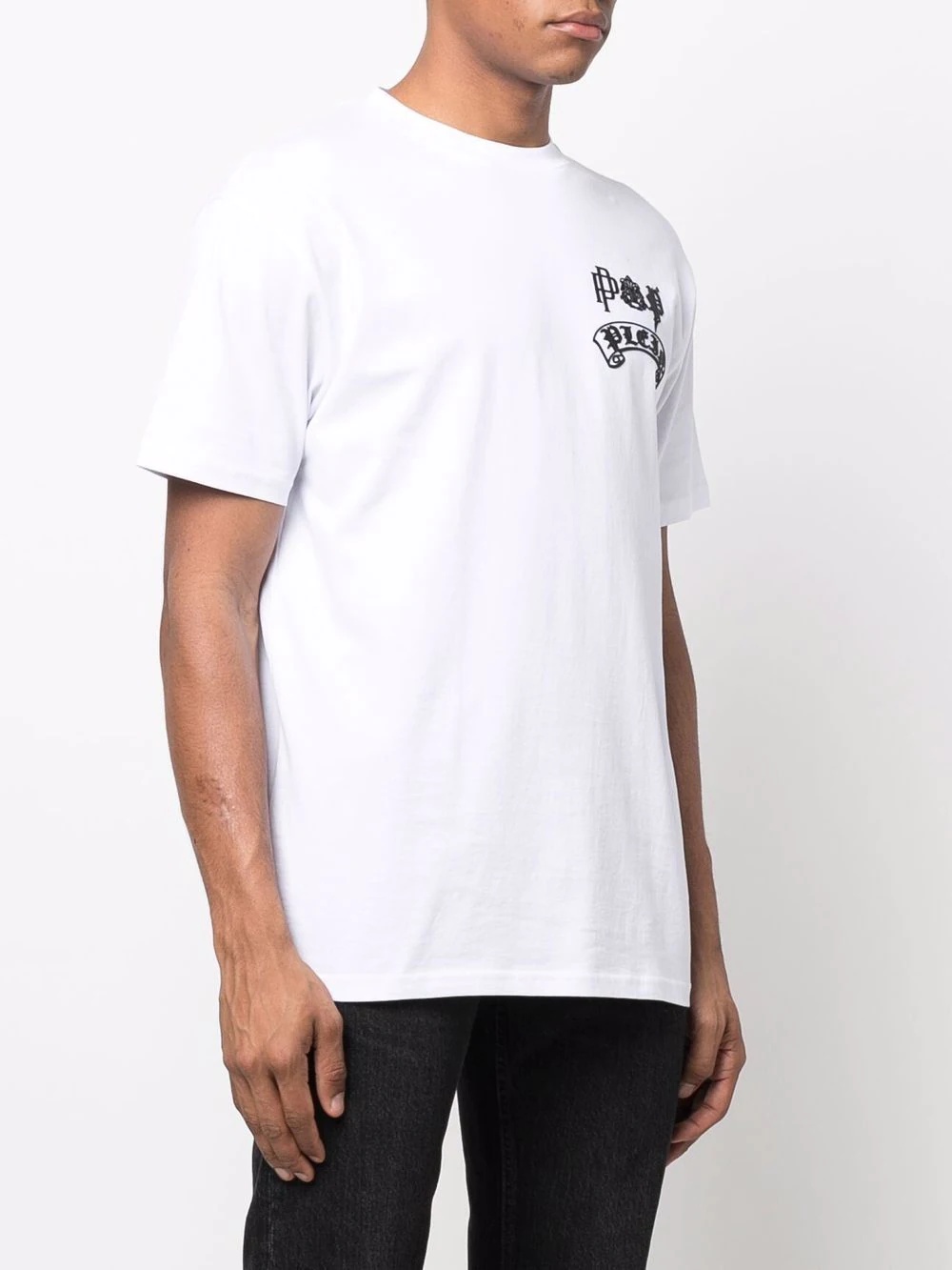 Gothic Plein logo-print crew-neck T-shirt - 7