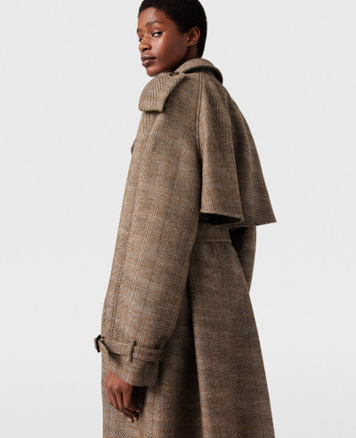 Stella McCartney Belted Check Trench Coat outlook