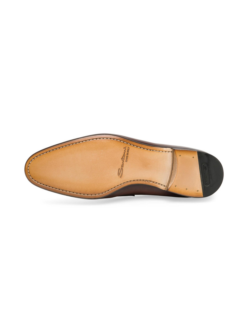 Men's Leather Penny Loafers - Brown 4