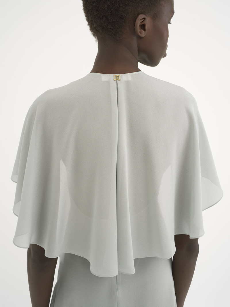 LONG FLOU DRESS IN SILK GEORGETTE 8