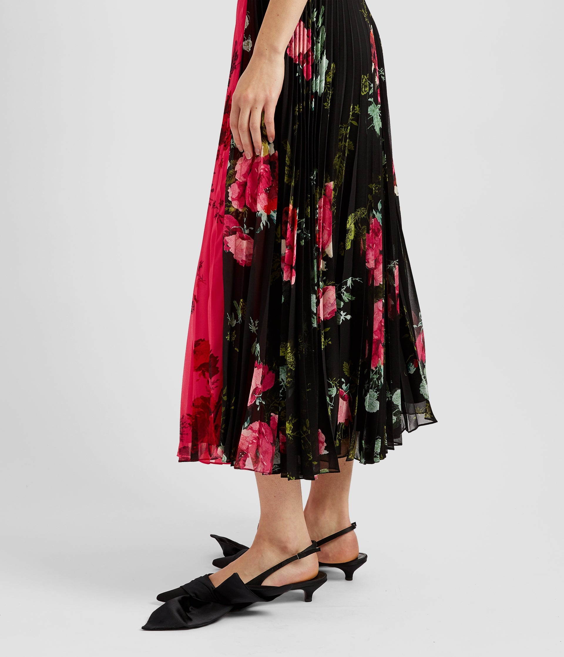 PLEATED MIDI SKIRT - 5