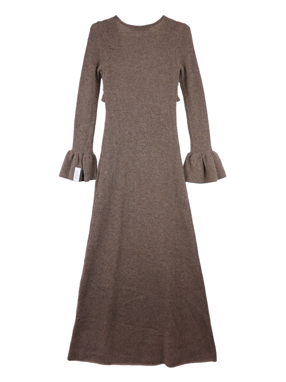 cross-knitted dress - 2