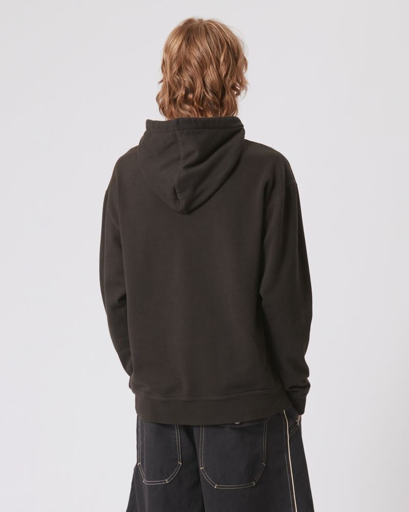 ★Isabel Marant★ Marcello logo hood fed black SW0055HAA2M35 Isabel Marant Marcello Hoodie | italist