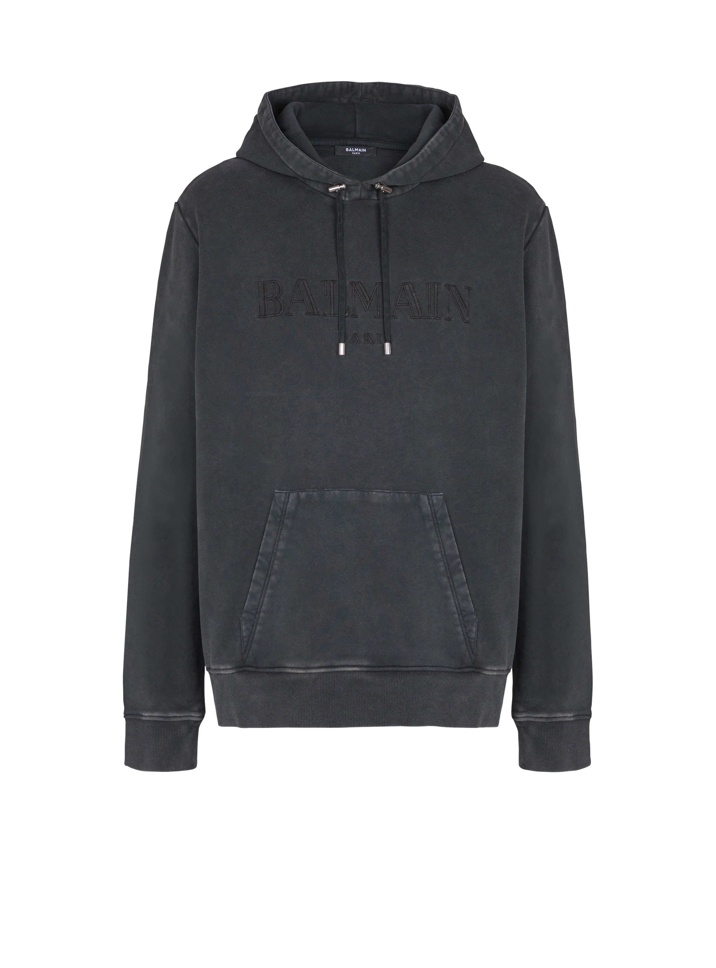 Vintage Balmain embroidered hoodie - 1