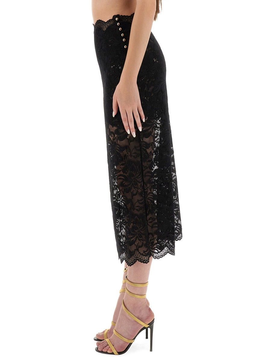 Lace Midi Skirt - 4