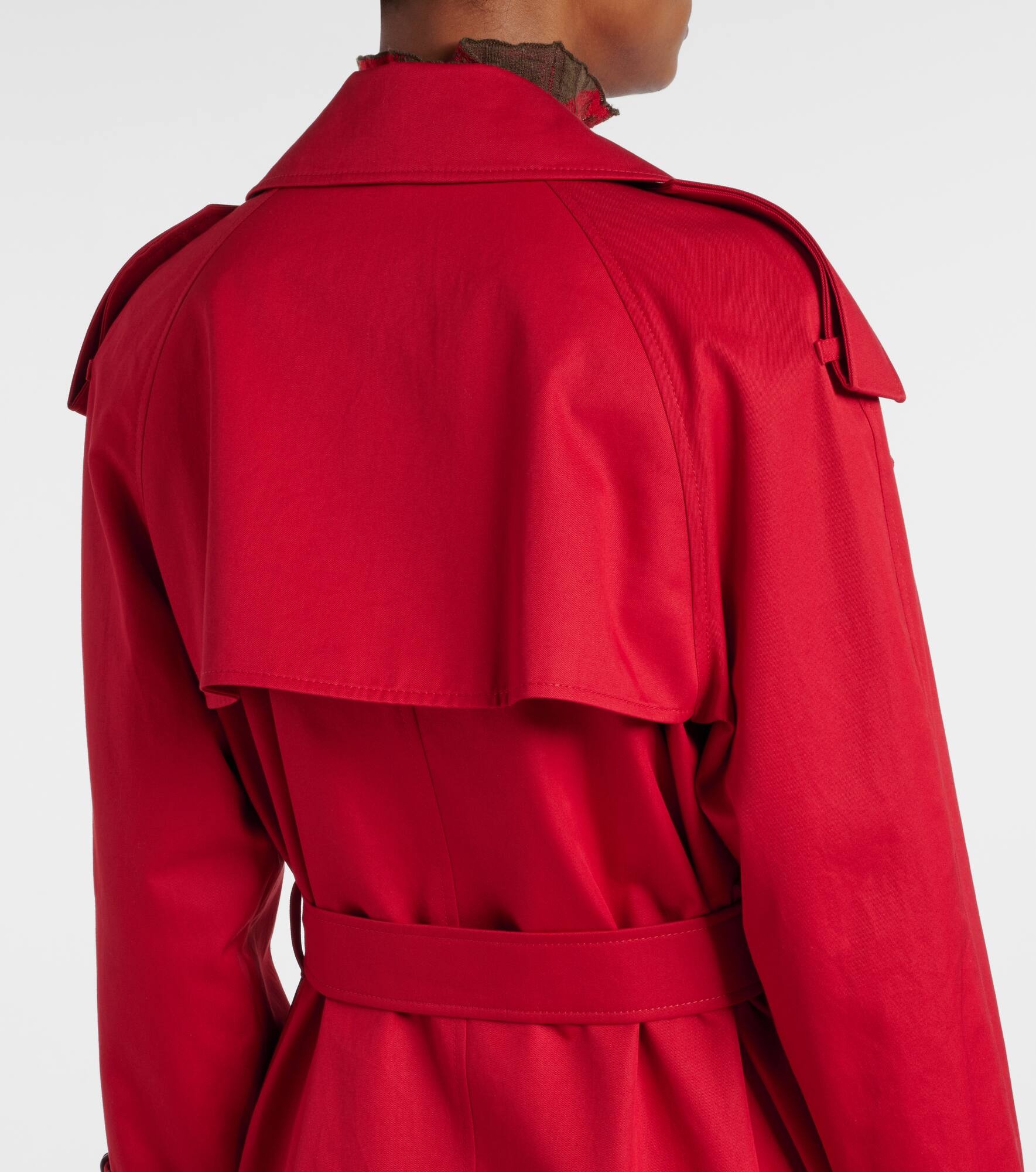 Castleford cotton gabardine trench coat - 6