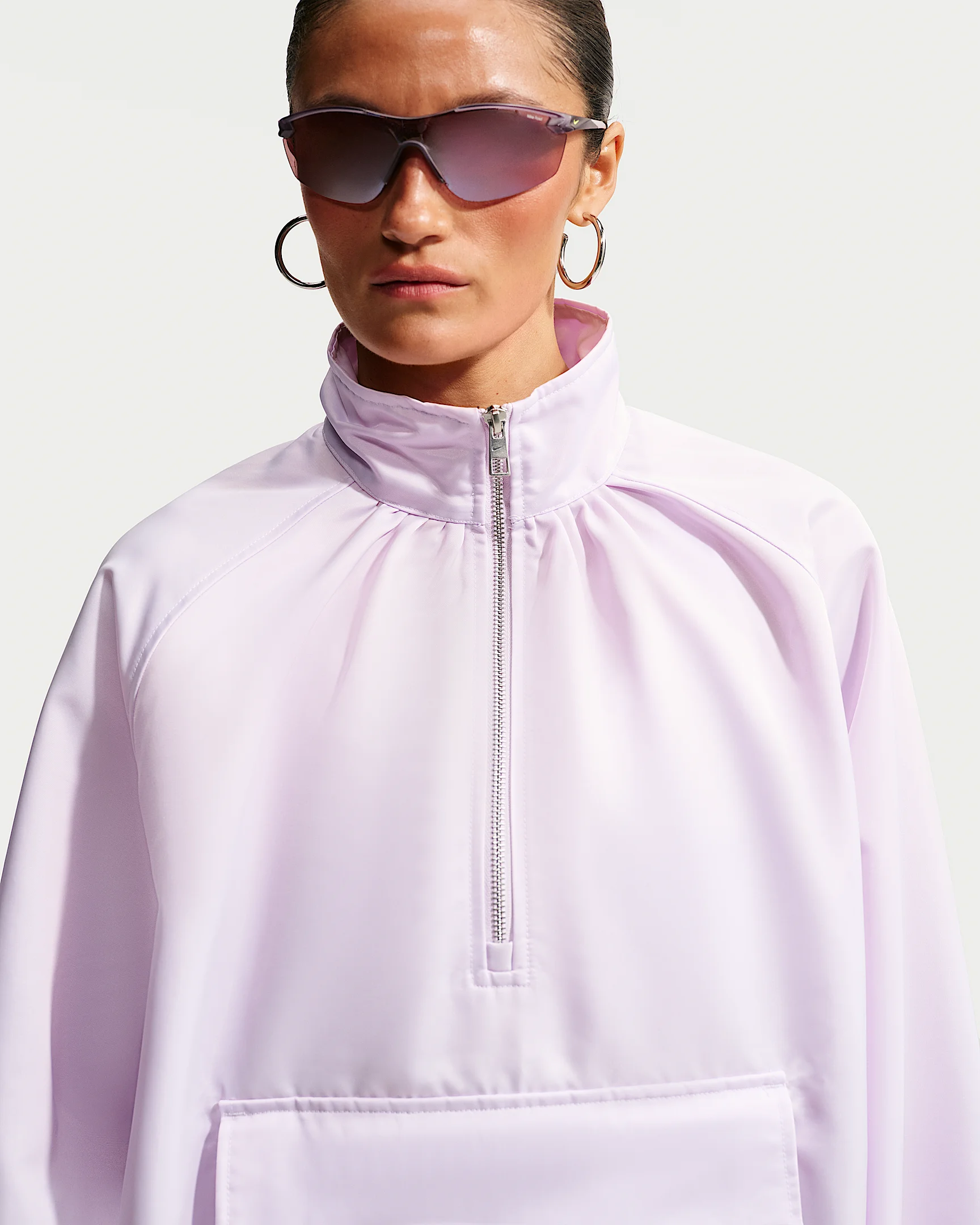 Nike Sportswear Women's Satin 1/4-Zip Anorak - 1