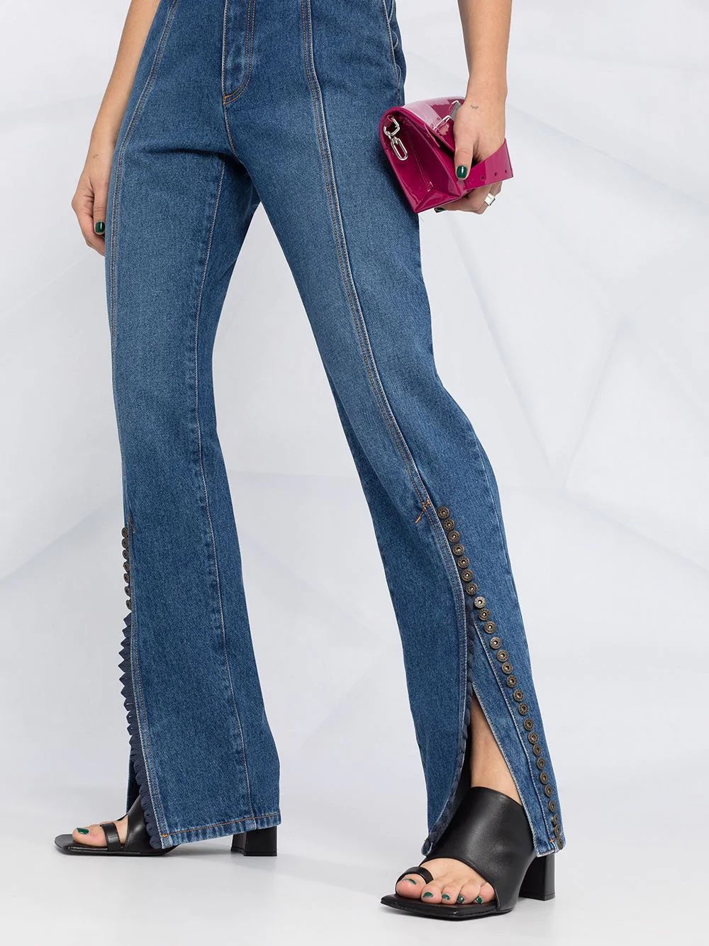 high-rise straight jeans - 3