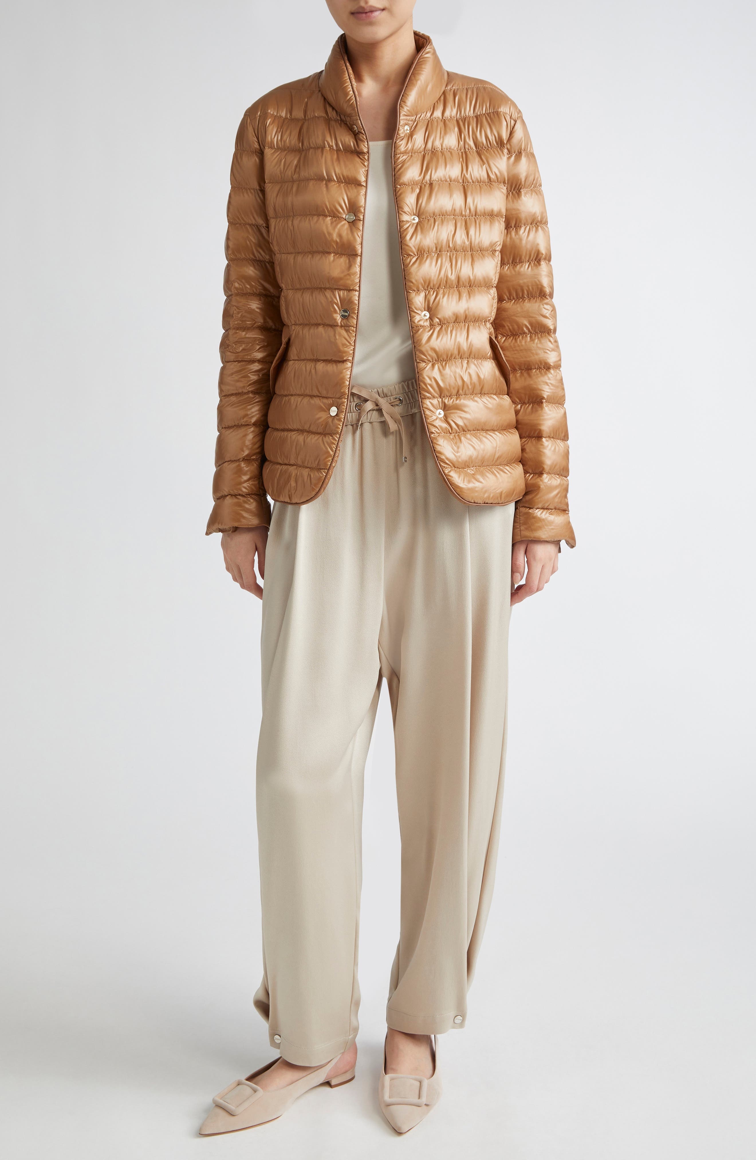 Herno Satin Harem Pants in Chantilly at Nordstrom - 2