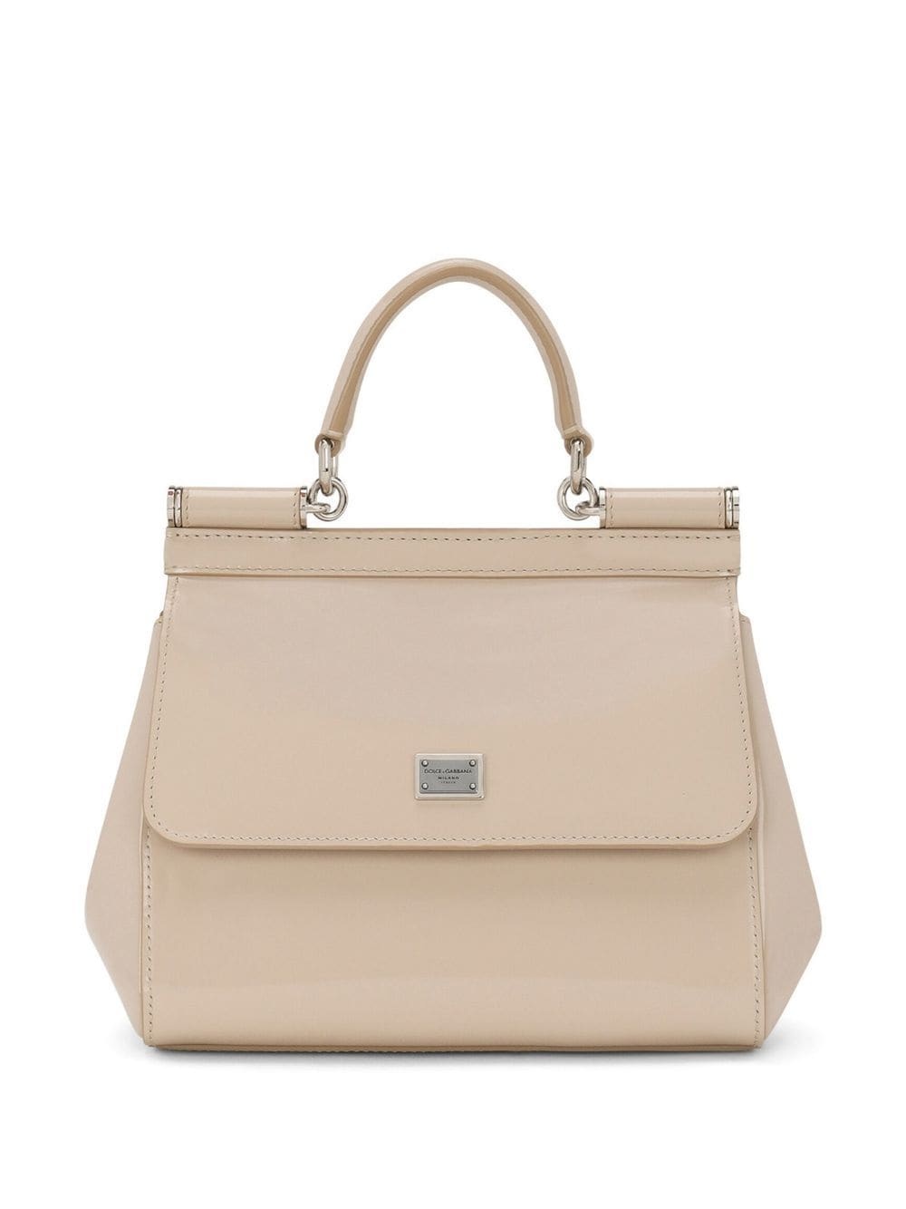 KIM DOLCE&GABBANA Sicily logo-plaque shoulder bag - 1