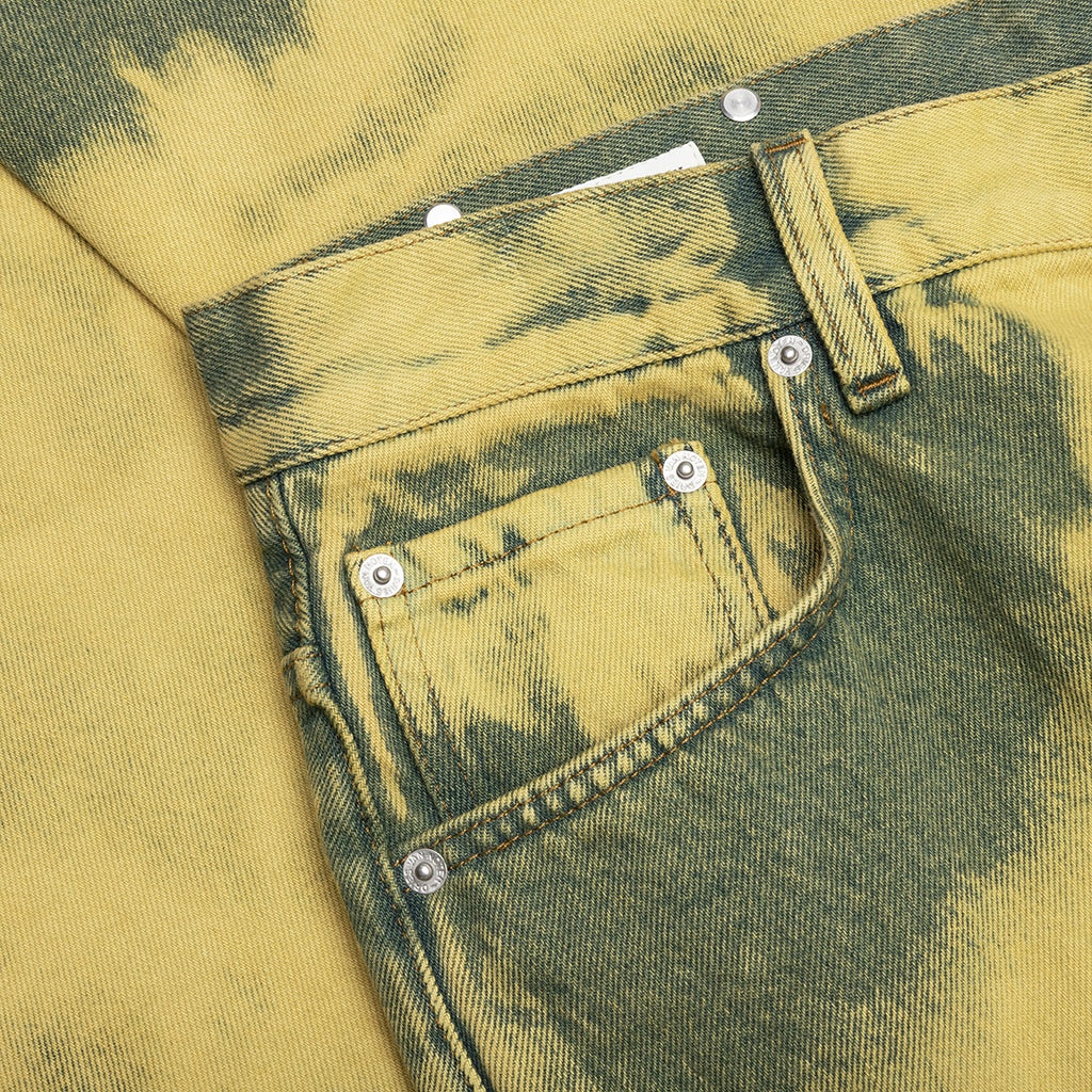 LOOSE FIT JEANS - LIME - 3