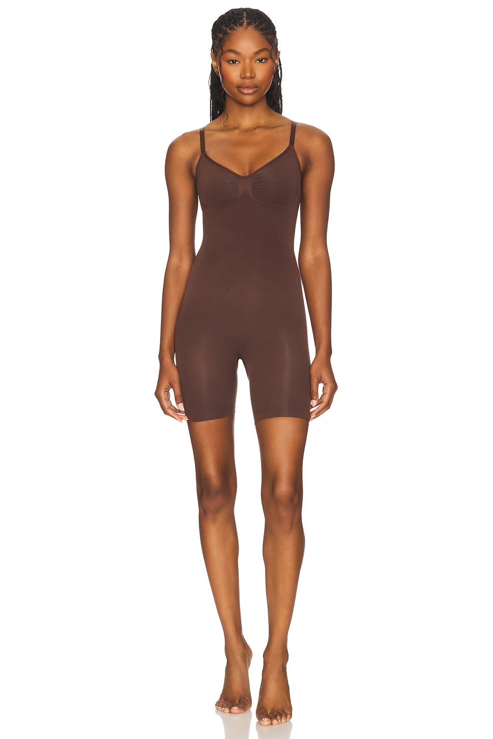 Seamless Sculpt Mid Thigh Bodysuit - 1