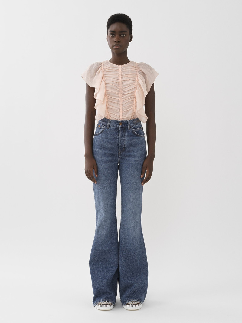 SLEEVELESS RUFFLE TOP 4