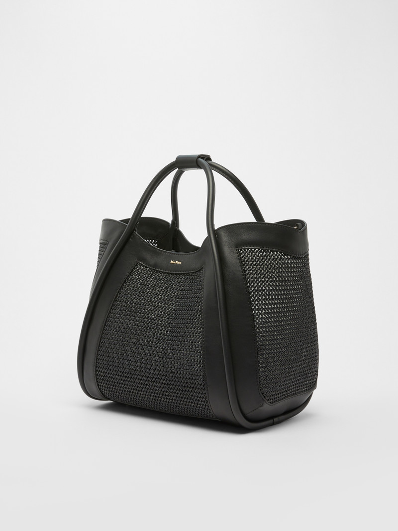 Max Mara MARINMM Raffia tote bag outlook
