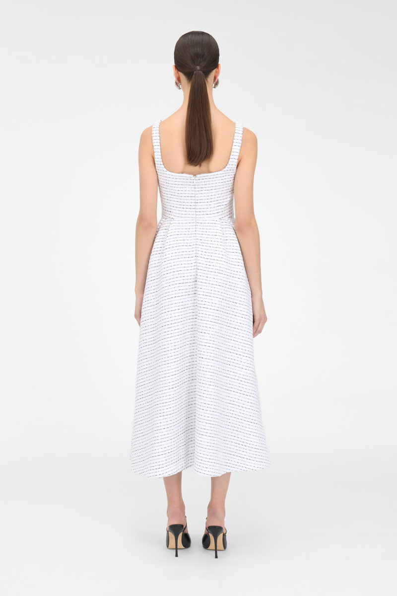 Alessandra Rich SEQUIN TWEED DRESS outlook