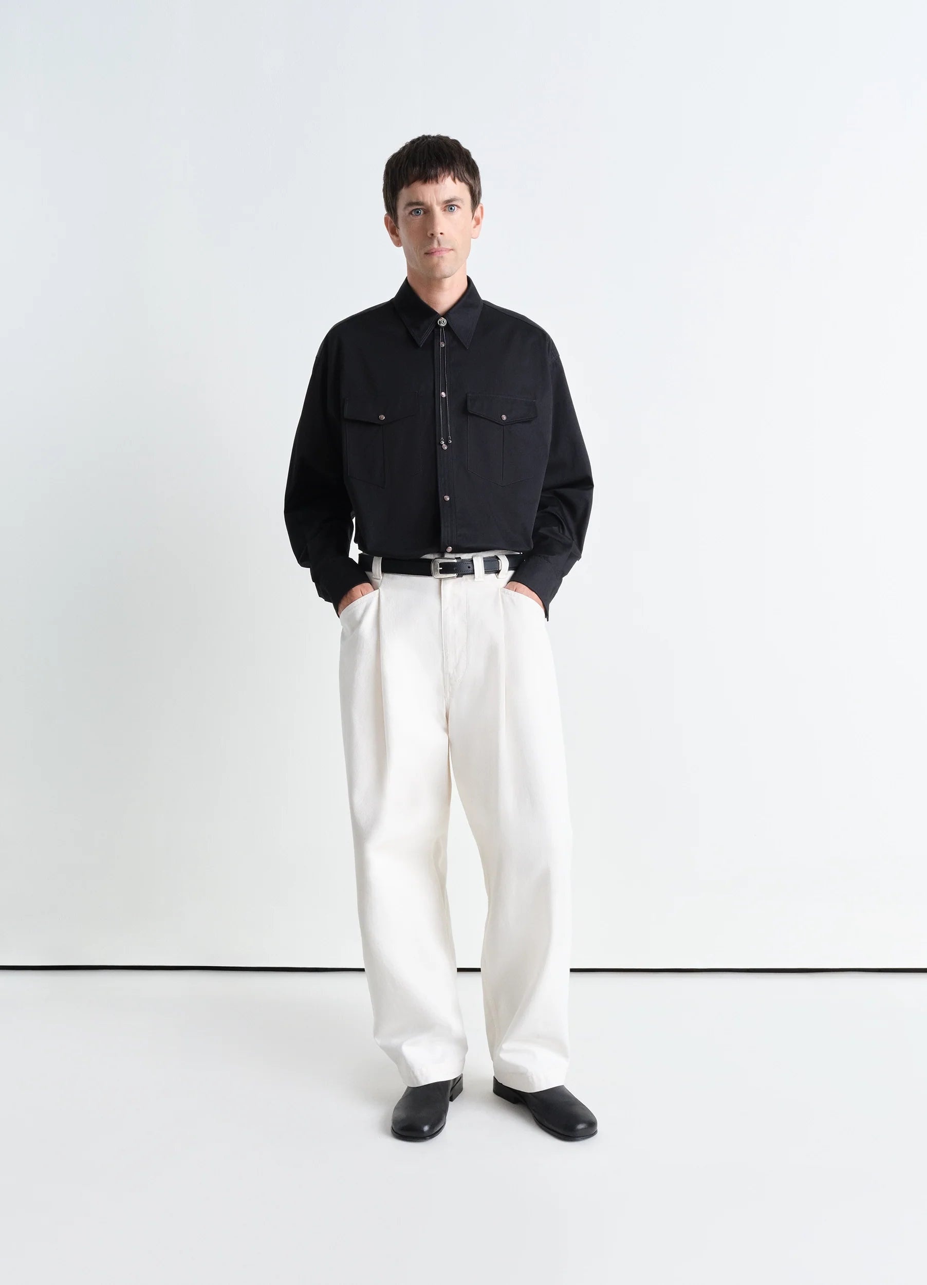 PLEATED WORKWEAR PANTS - 2