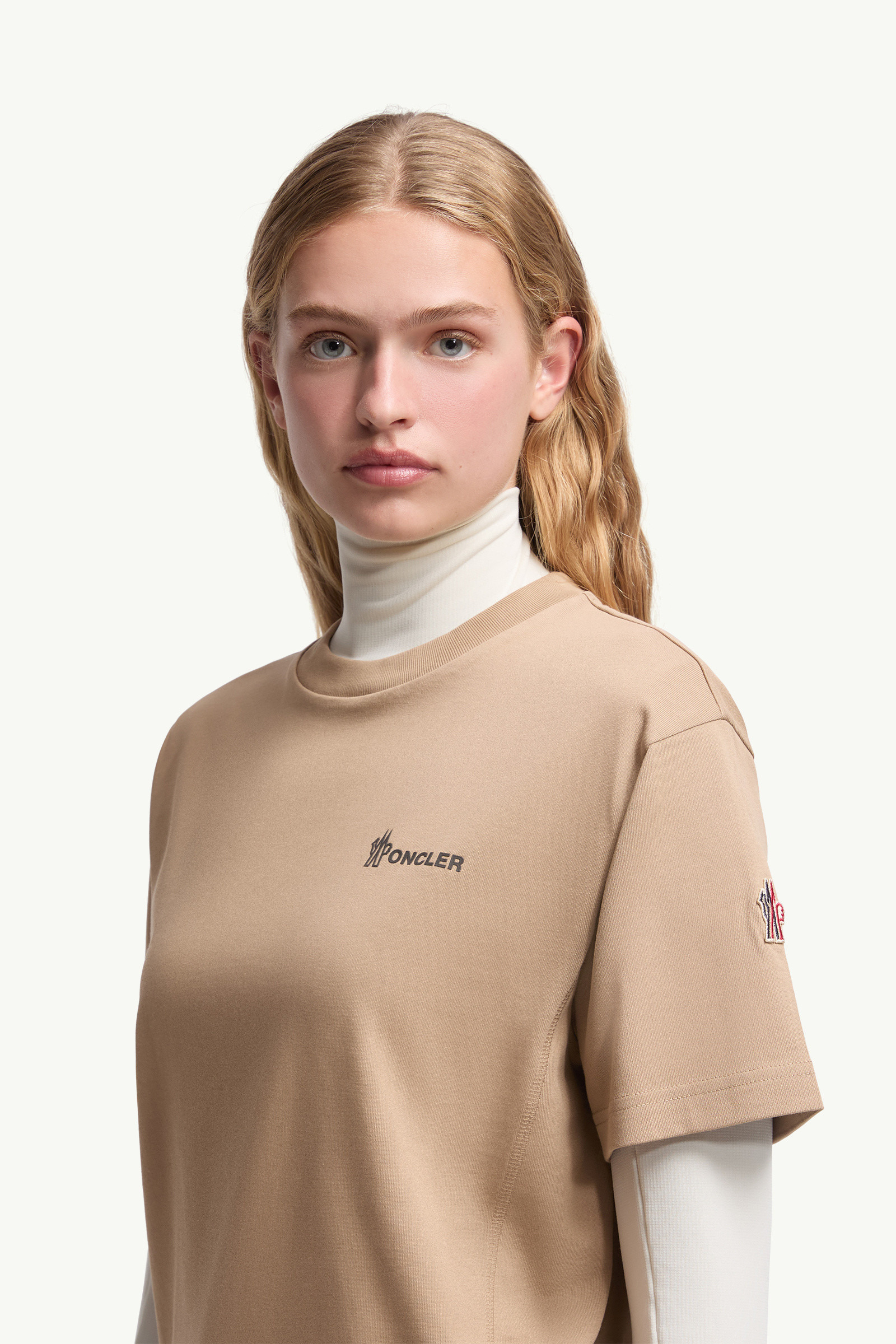 Embossed Logo Cotton T-Shirt - 4