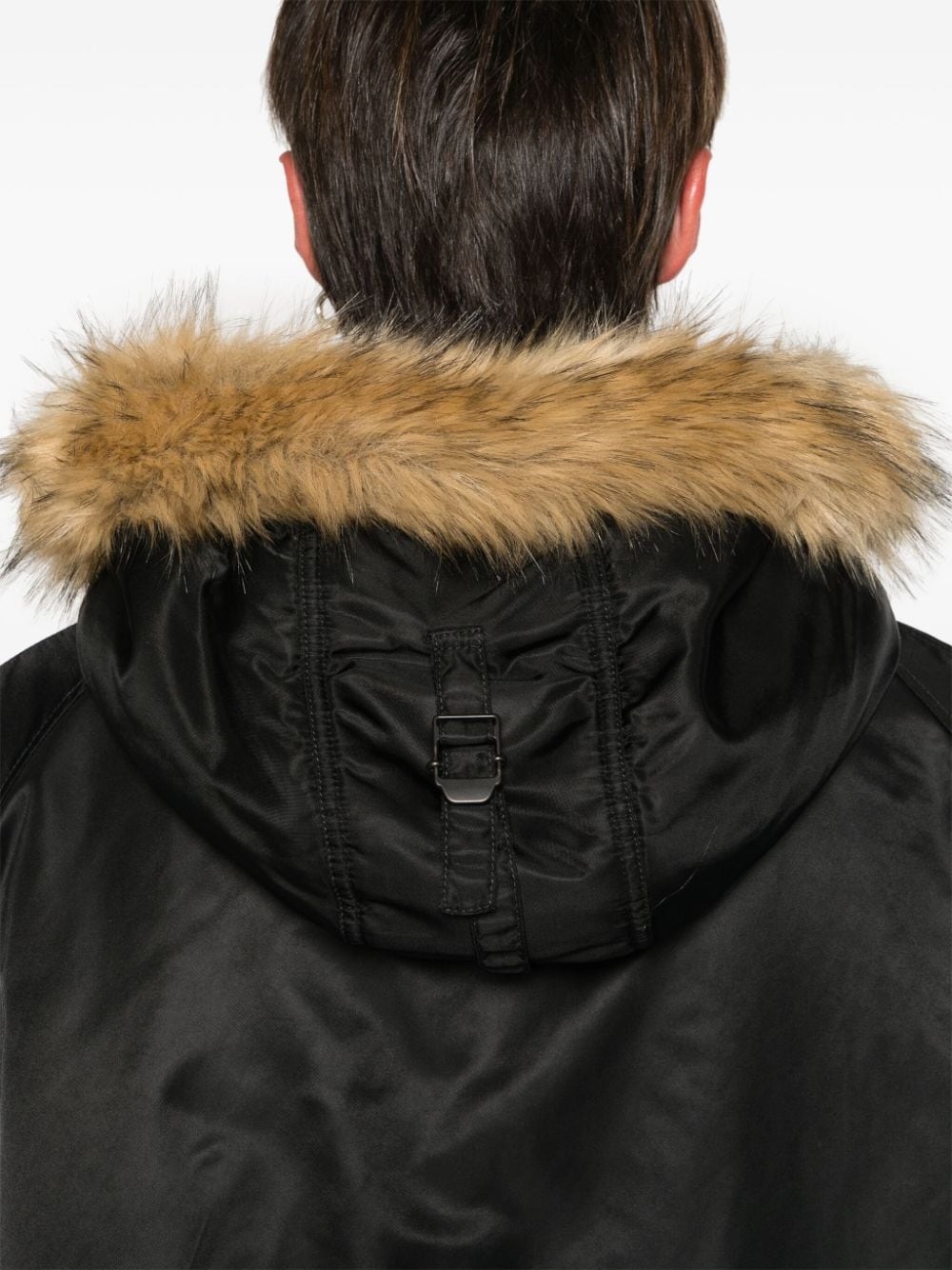 hooded padded parka coat - 5