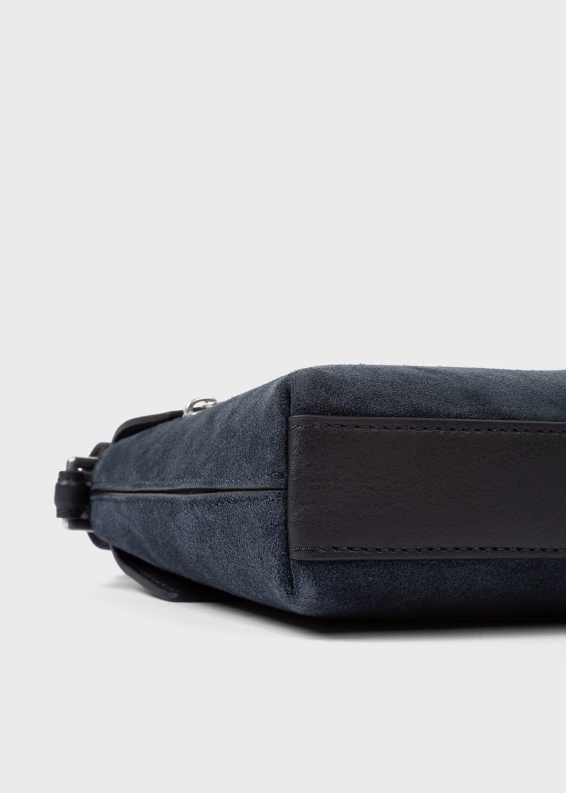 Leather Contrast Panel Cross-Body Bag 3