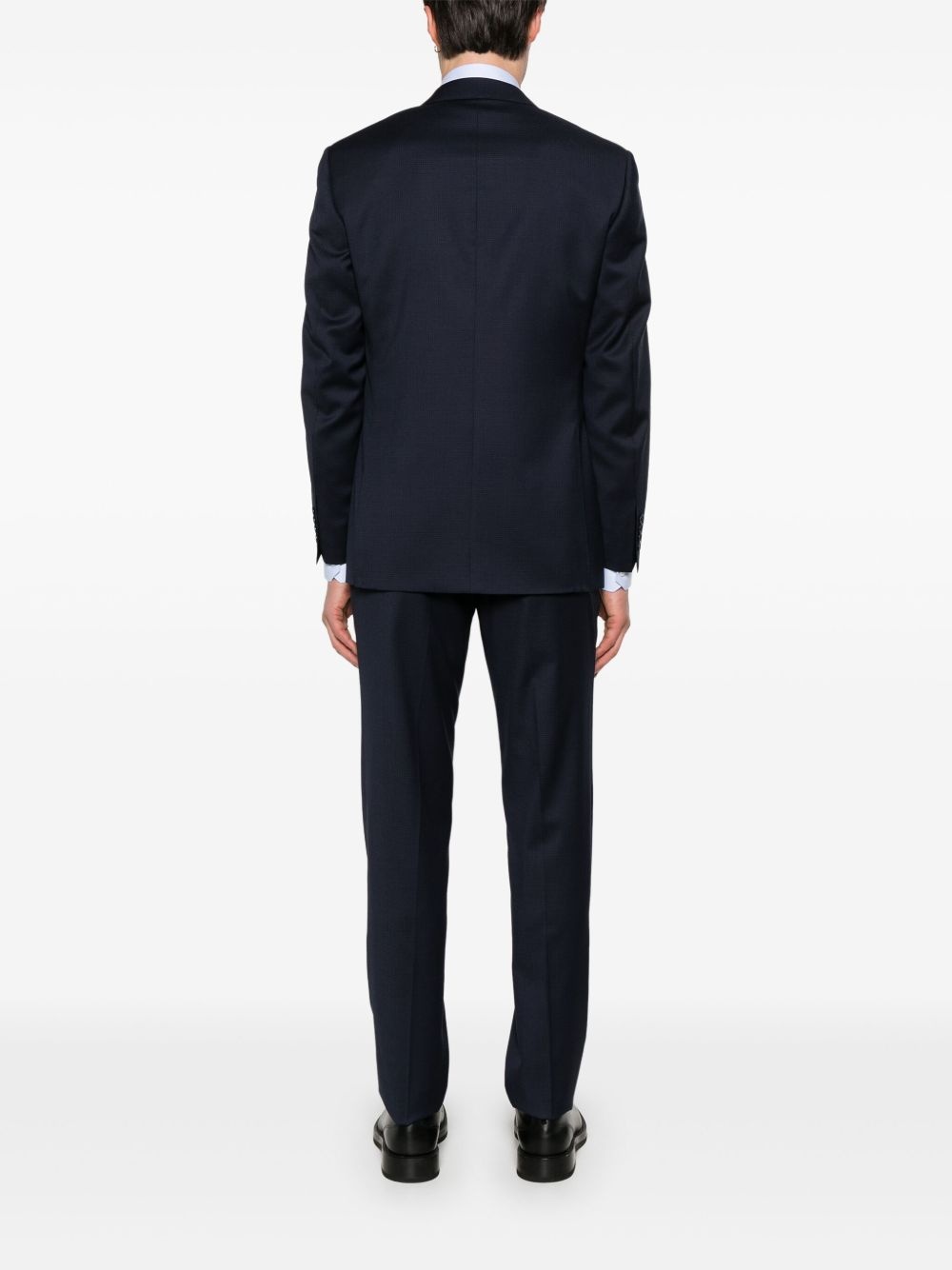 patterned-jacquard suit - 3