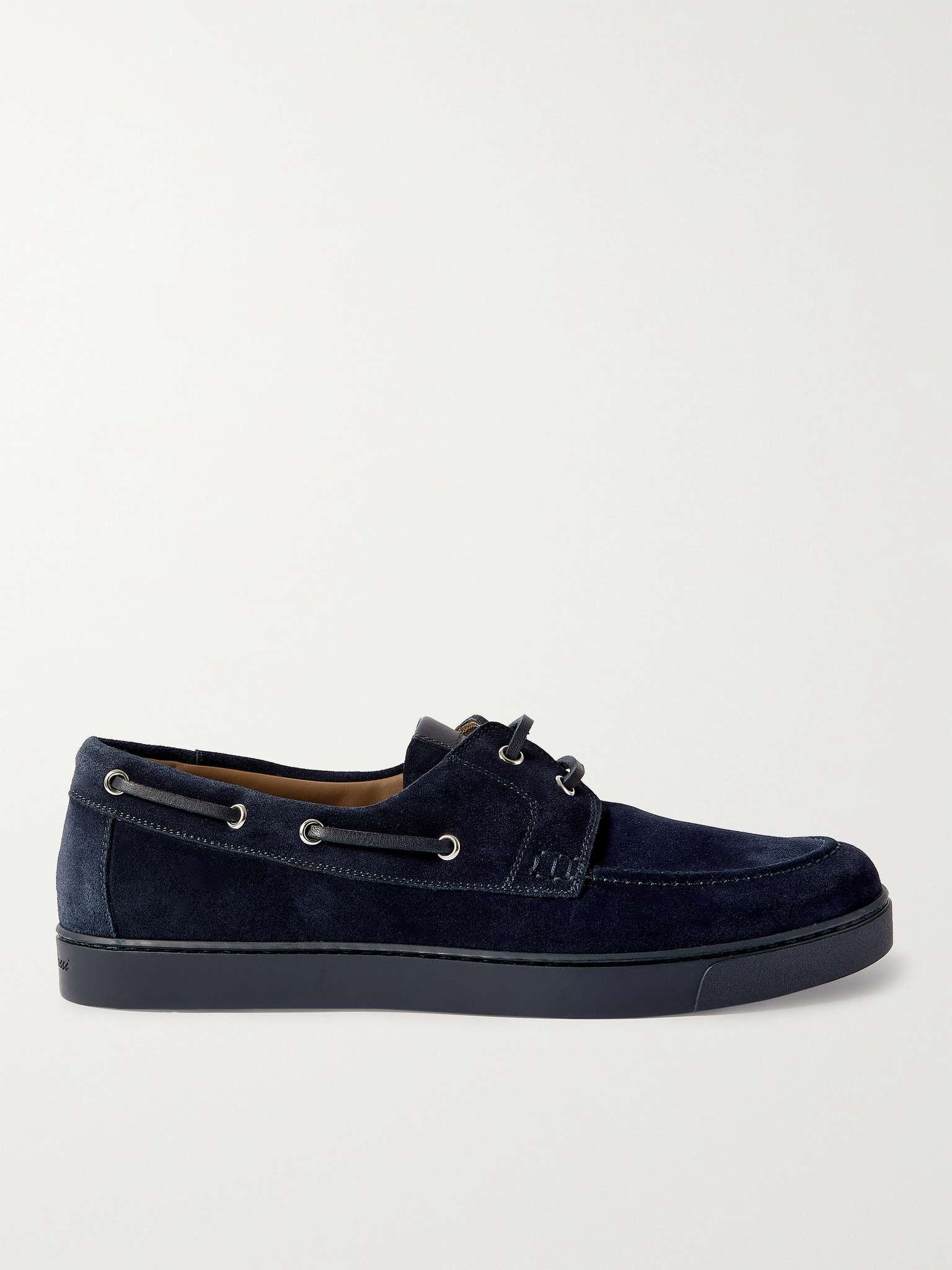 Suede Boat Shoes - 1