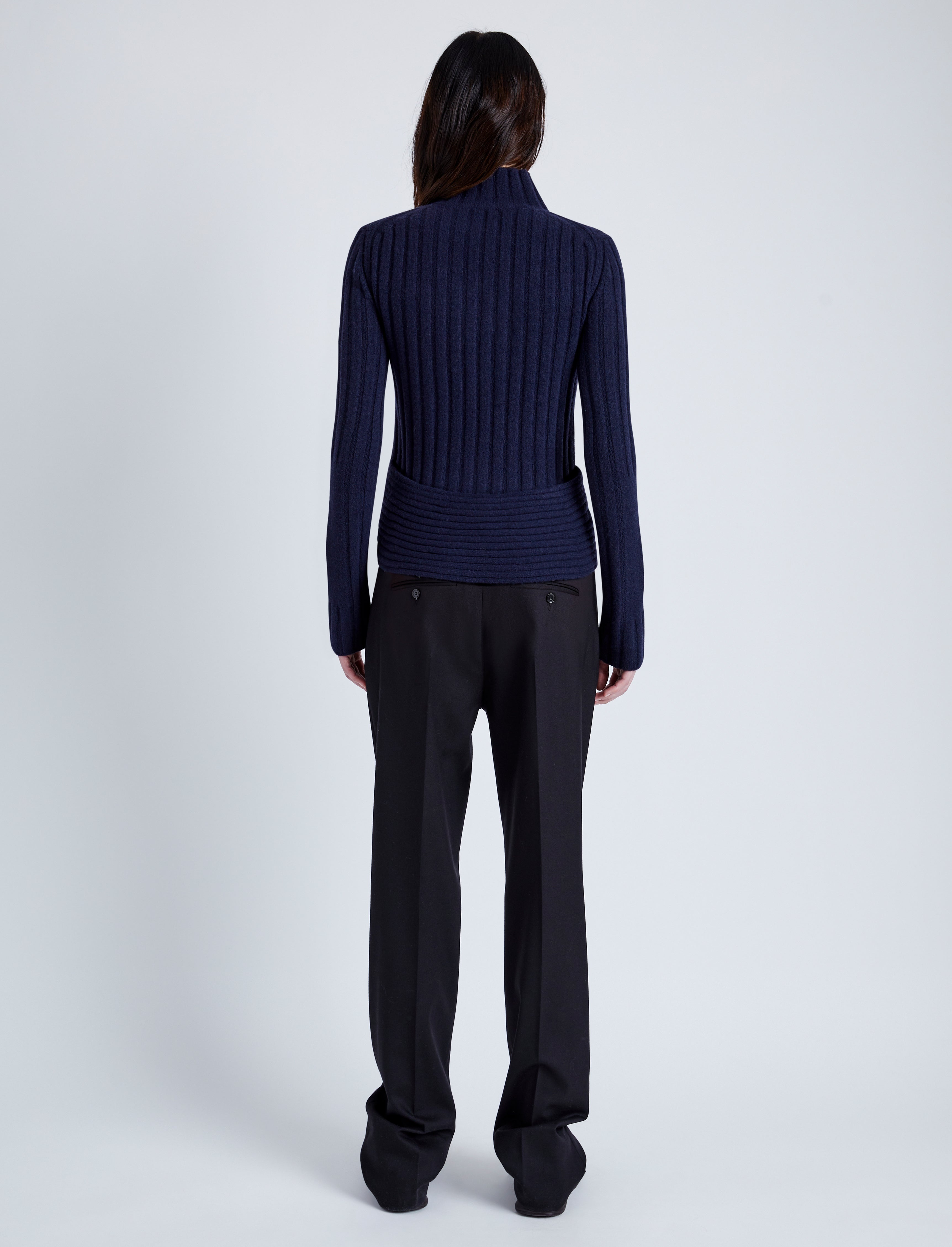 Haven Sweater in Midweight Cashmere Rib - 5