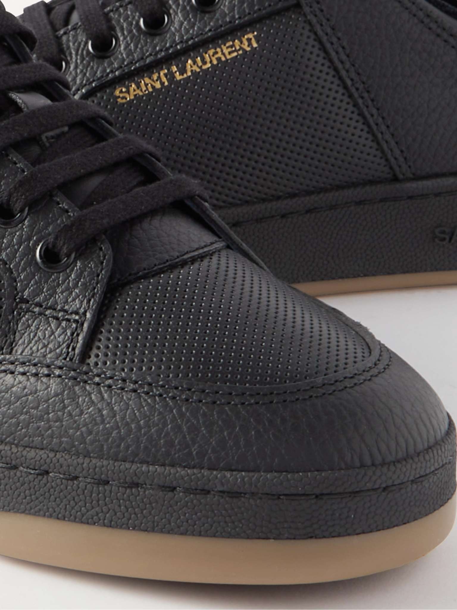 SL/61 Perforated Leather Sneakers - 6